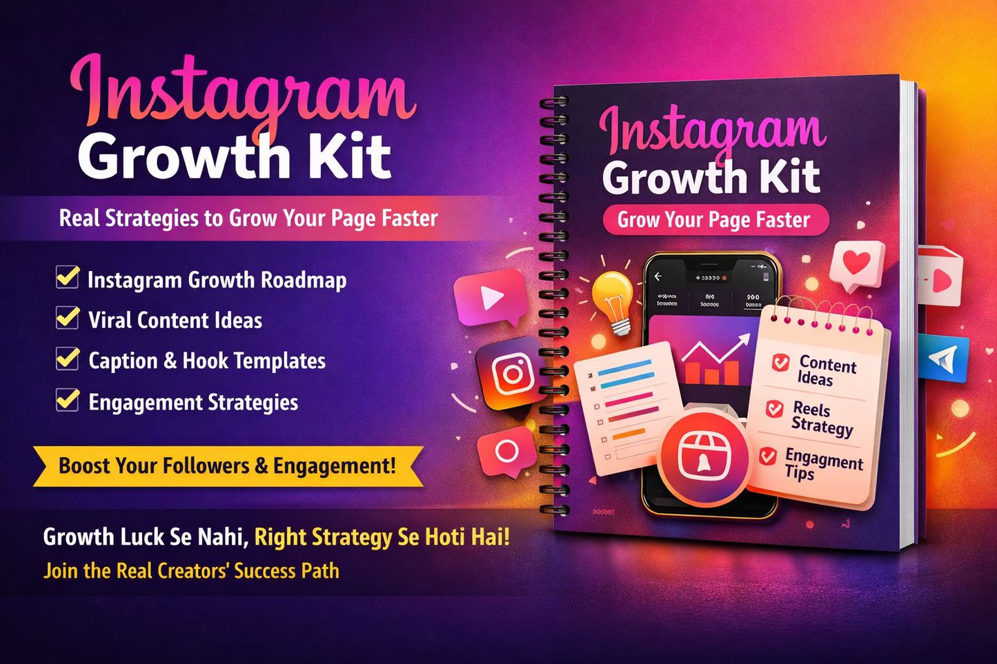 Instagram Growth Kit – Real Strategies to Grow Your Page Faster