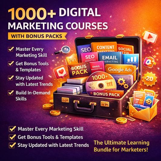 DIGITAL MARKETING COURSES WITH BONUS PACKS