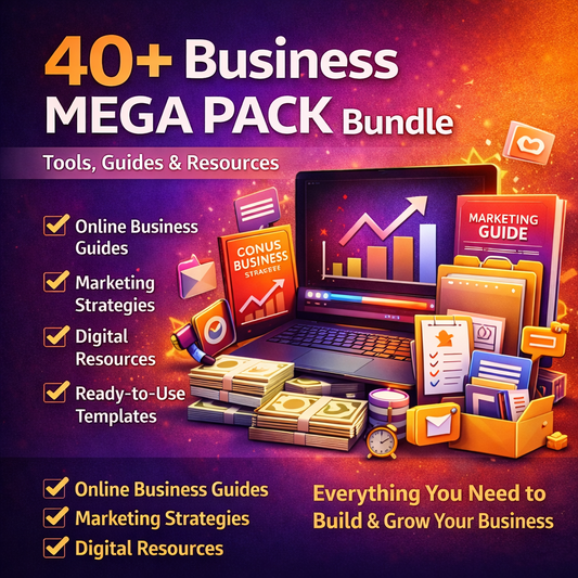 40+ Business Mega Pack Bundle – Tools, Guides & Resources