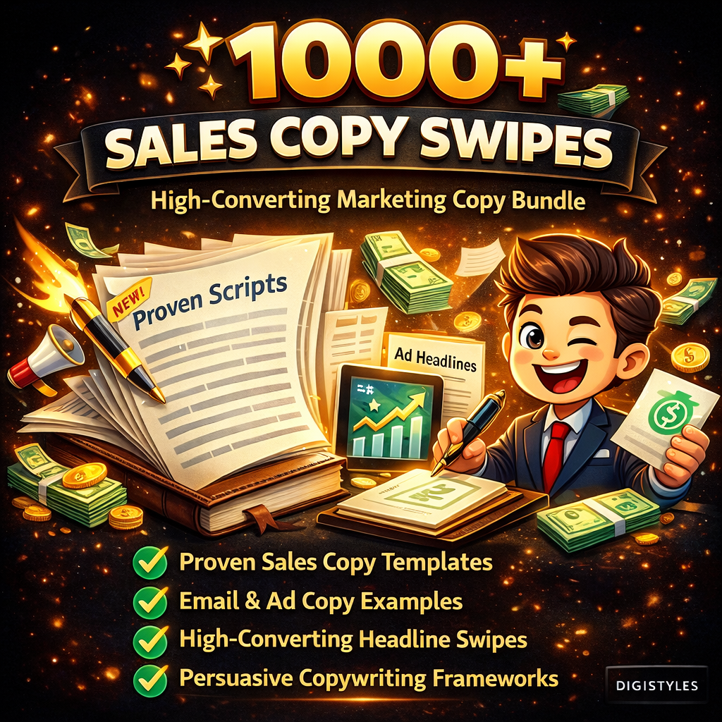 1000+ Sales Copy Swipes – High-Converting Marketing Copy Bundle