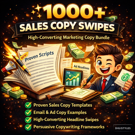 1000+ Sales Copy Swipes – High-Converting Marketing Copy Bundle