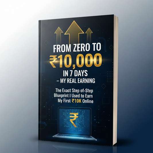 From Zero to ₹10,000 in 7 Days – Real Step-by-Step Online Earning Blueprint (Beginner Friendly Guide)