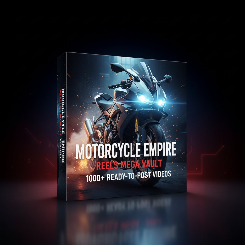 Motorcycle Empire Reels Mega Vault - 1000+ Ready-to-Post Videos