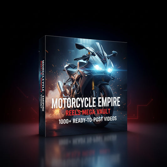 Motorcycle Empire Reels Mega Vault - 1000+ Ready-to-Post Videos
