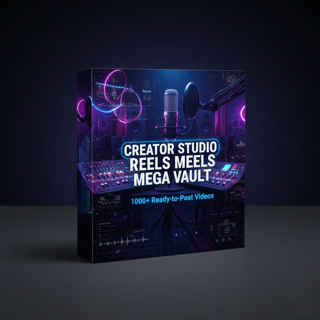 Creator Studio Reels Mega Vault -1000+ Ready-to-Post Videos