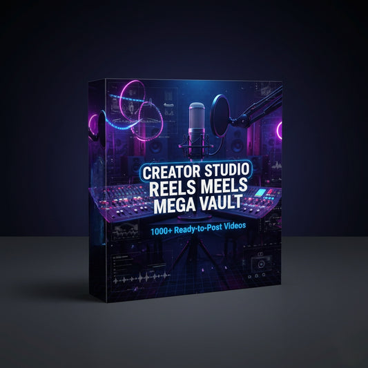 Creator Studio Reels Mega Vault -1000+ Ready-to-Post Videos