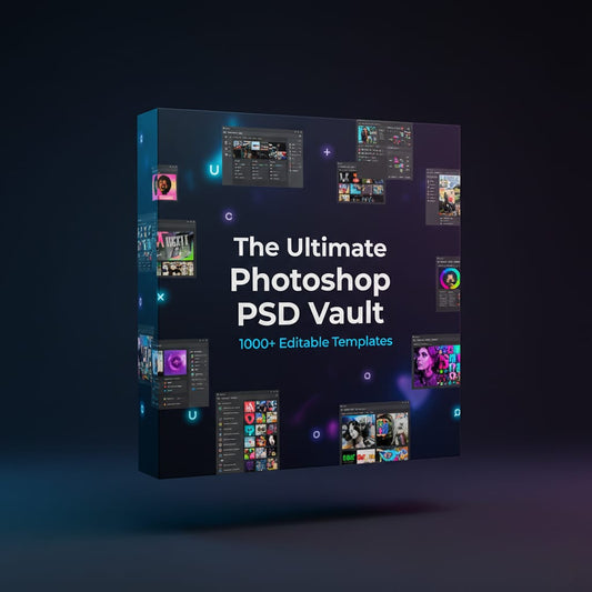 The Ultimate Photoshop PSD Vault – 1000+ Editable Templat