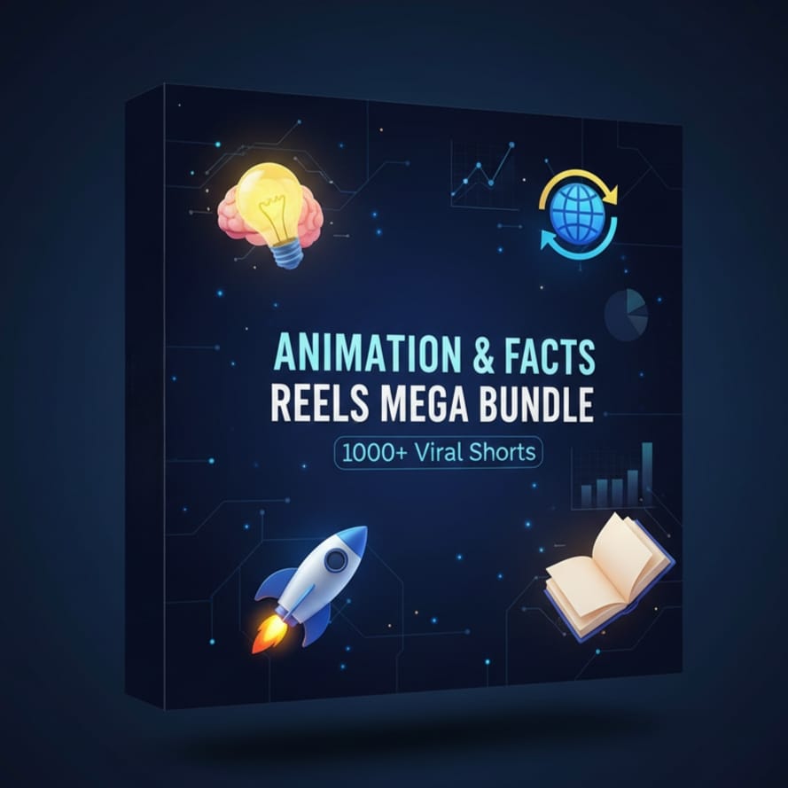 Animation & Facts Reels Mega Vault (1000+ Viral Shorts)